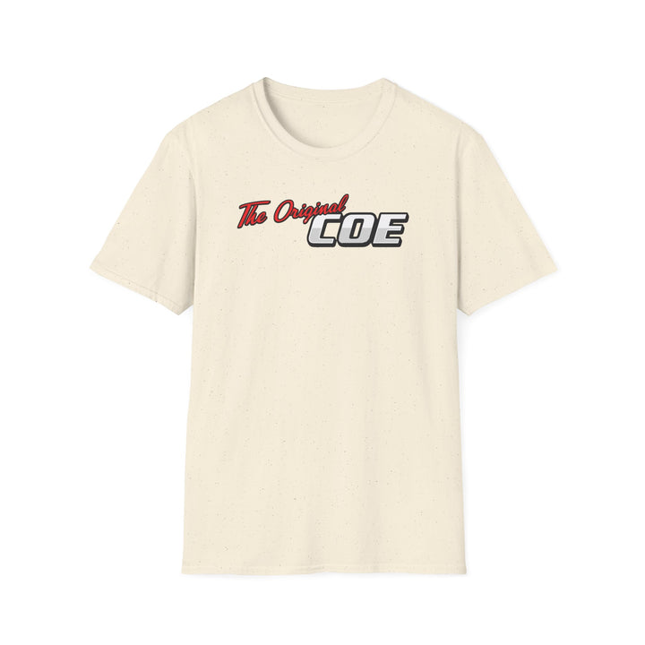 The Original Coe Truck T-Shirt - Retro Red Pickup Barn Graphic Tee