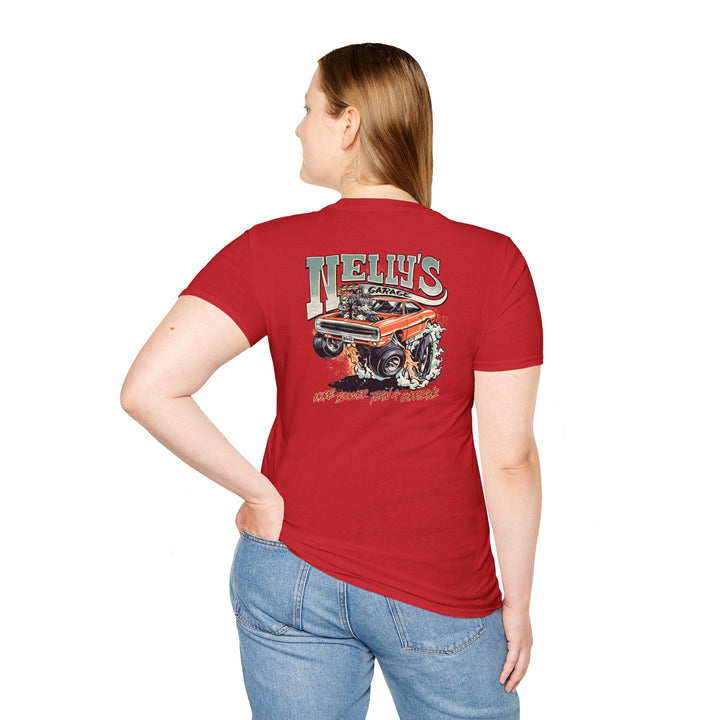 T-Shirt — 'Nelly's Garage' Gasser Edition Vintage Logo Tee