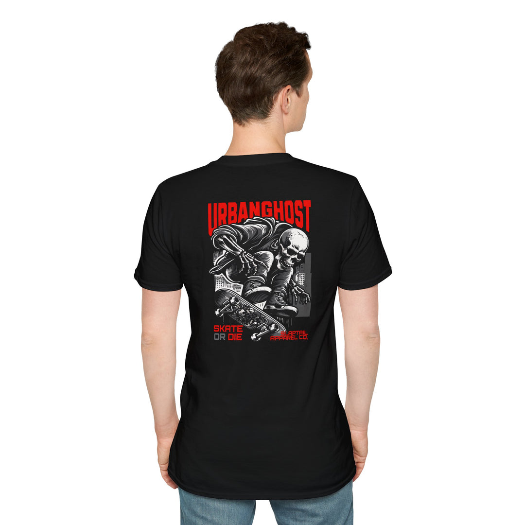 Skate or Die Urban Ghost Skull T-Shirt