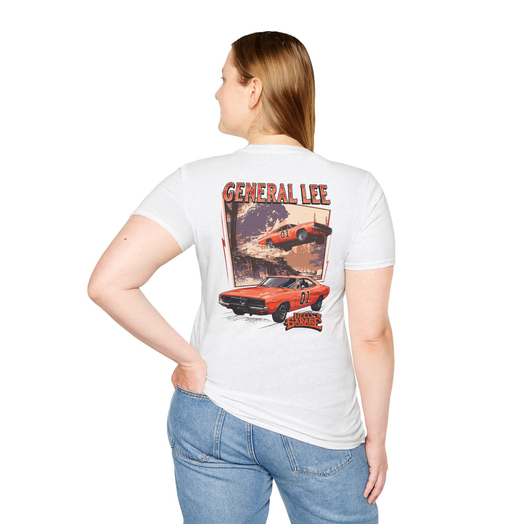 General Lee Garage T-Shirt — Classic Charger Car Graphic Tee