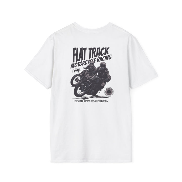 Flat Track Motorcycle Racing T-Shirt — Vintage Rider Tee
