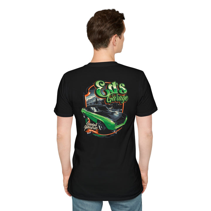 Car Garage T-Shirt — 'Eds Garage' Retro Muscle Car Tee