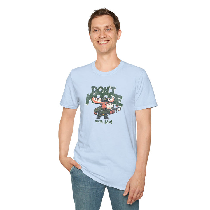 Moose Tee — 'Don't Moose with Me' Woodland Graphic T-Shirt