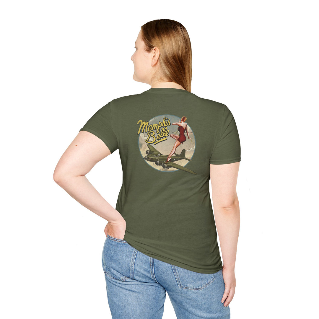 Memphis Belle Vintage Pin-Up T-Shirt