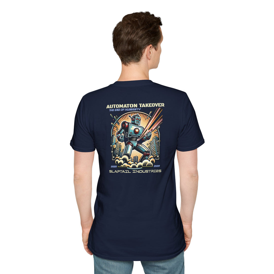 Retro Robot “The End of Humanity” T-Shirt
