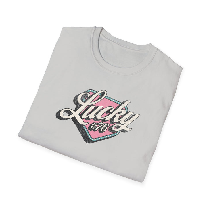 Lucky #76 Graphic T-Shirt — Retro Casino Vibe