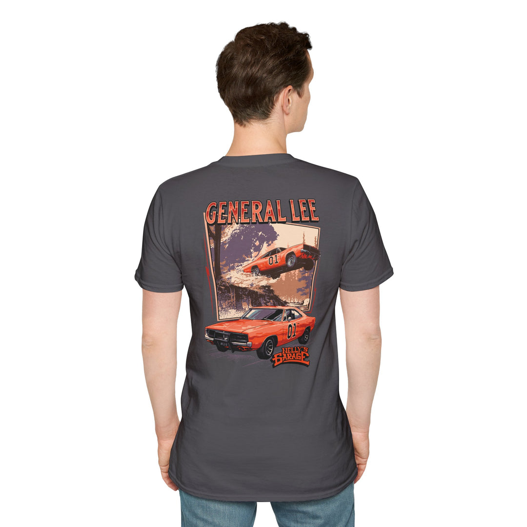 General Lee Garage T-Shirt — Classic Charger Car Graphic Tee