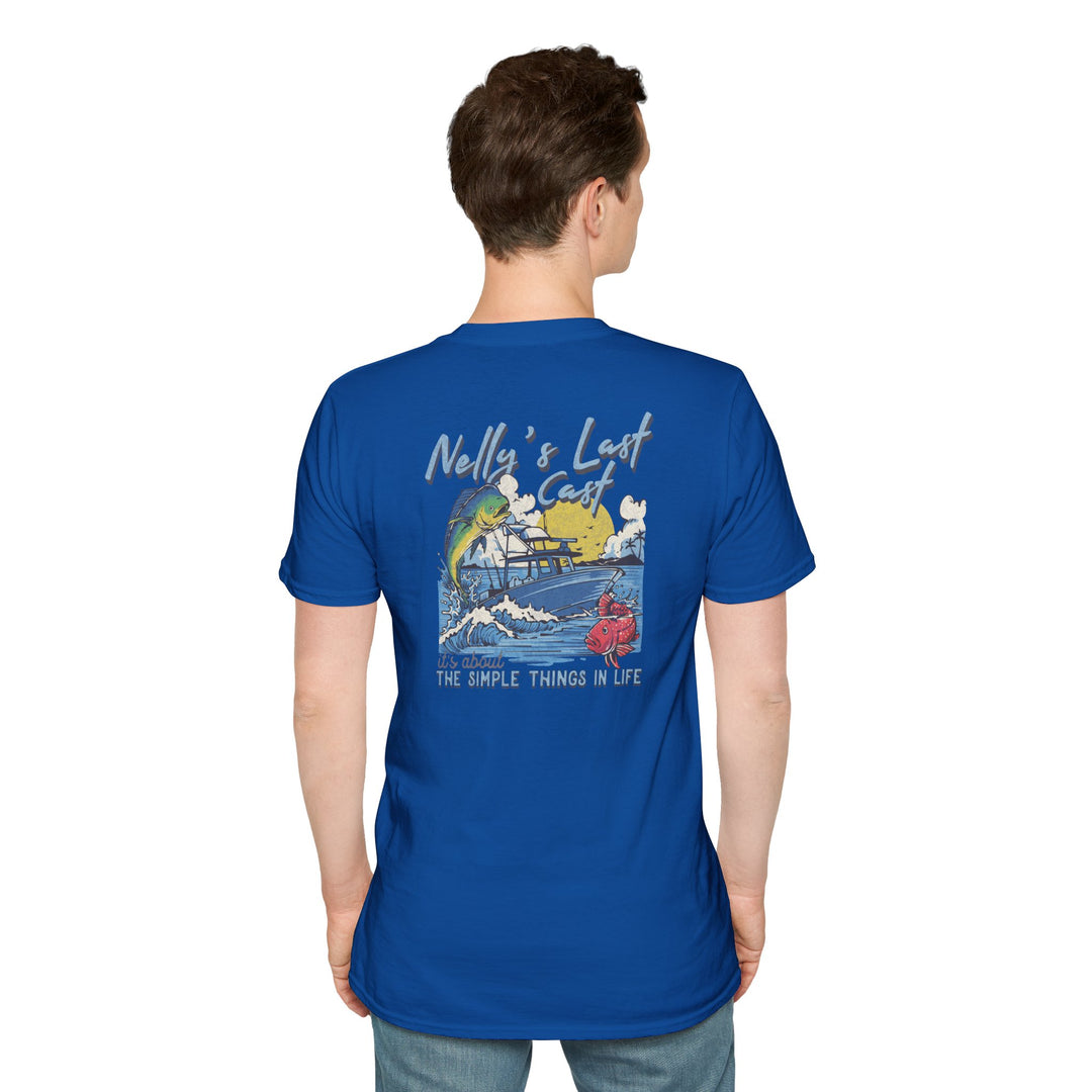 Nelly's Last Cast T-Shirt — Retro Fishing Tee