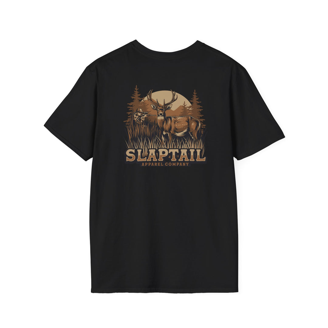 Slaptail Hunting T-Shirt — Deer & Wilderness Graphic Tee