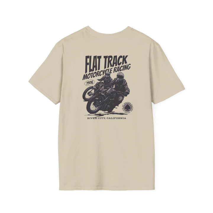 Flat Track Motorcycle Racing T-Shirt — Vintage Rider Tee