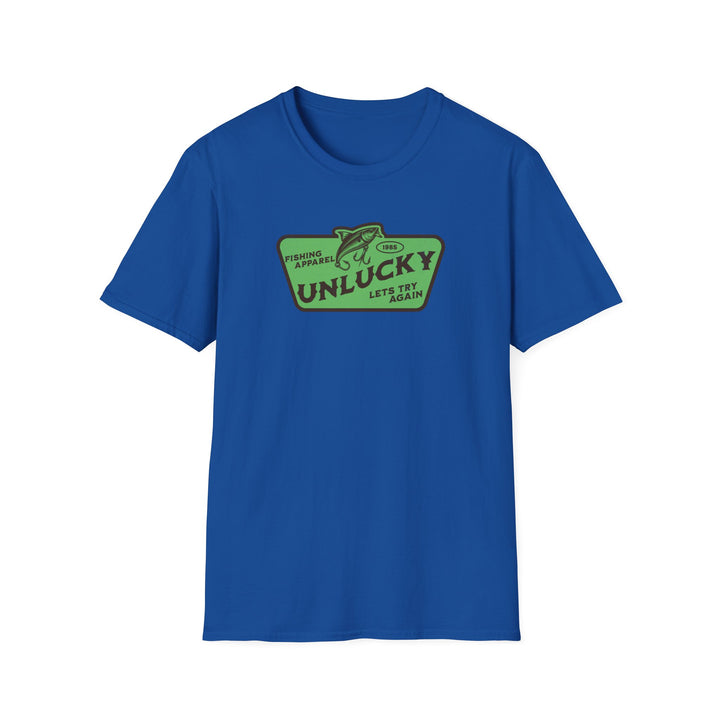 Unlucky Fishing T-Shirt — Funny Vintage Fishing Tee
