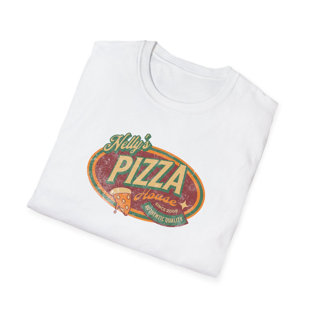 Vintage Pizza Tee — Retro 'Nelly's Pizza House' T-Shirt