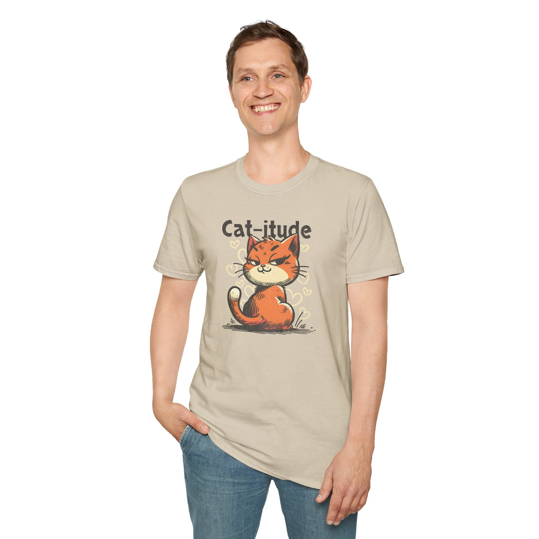 Cat-itude Cute Cat T-Shirt