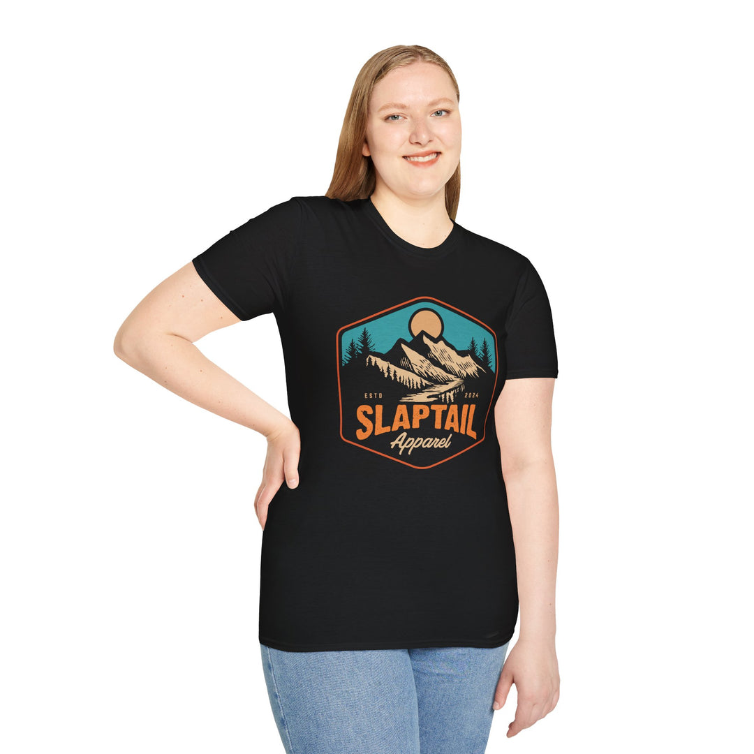Mountain Adventure Unisex Softstyle T-Shirt