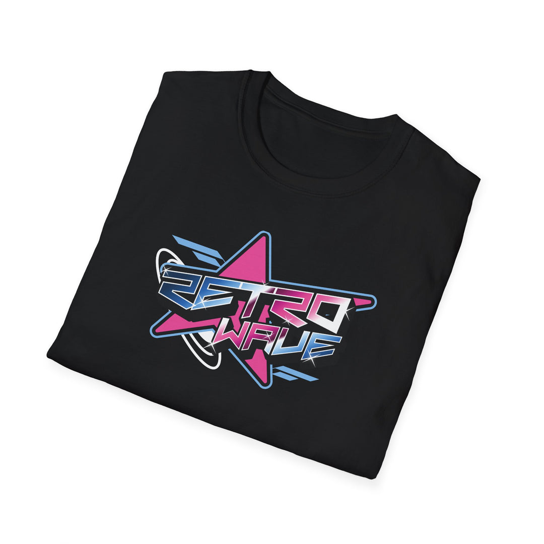 Retro Vibe T-Shirt – Neon 'Retro' Star Graphic