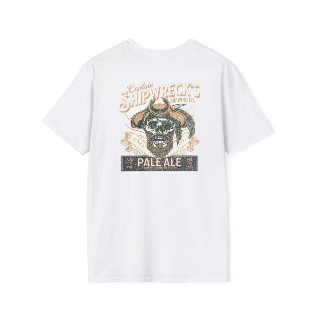 T-Shirt — Captain Shipwrecks Brewing Co. Retro Logo Tee