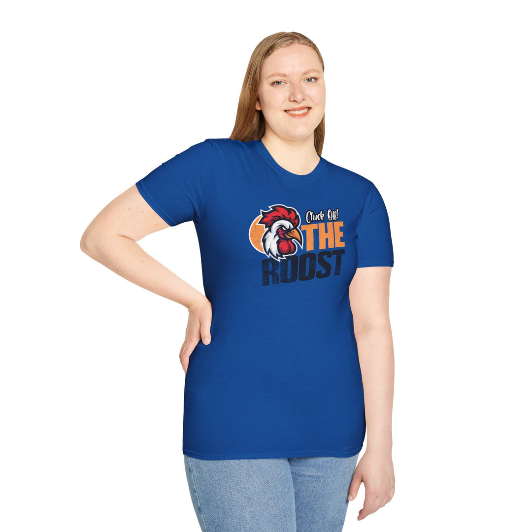 Chicken Rooster Tee — "Cluck Off! Farmhouse T‑Shirt