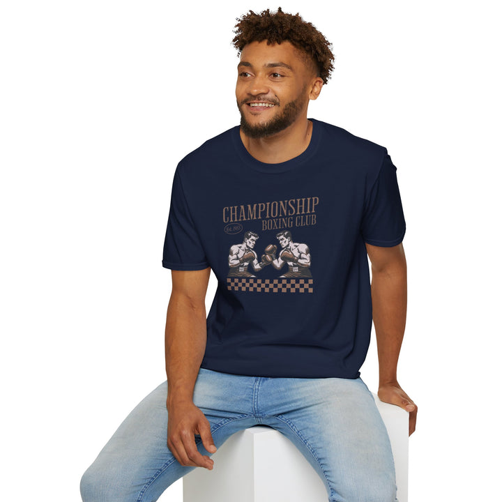 Boxing Club T-Shirt – Championship Vintage Fighters Graphic Tee