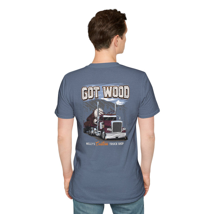 Got Wood Truck T-Shirt — Logging Semi Truck Graphic Tee