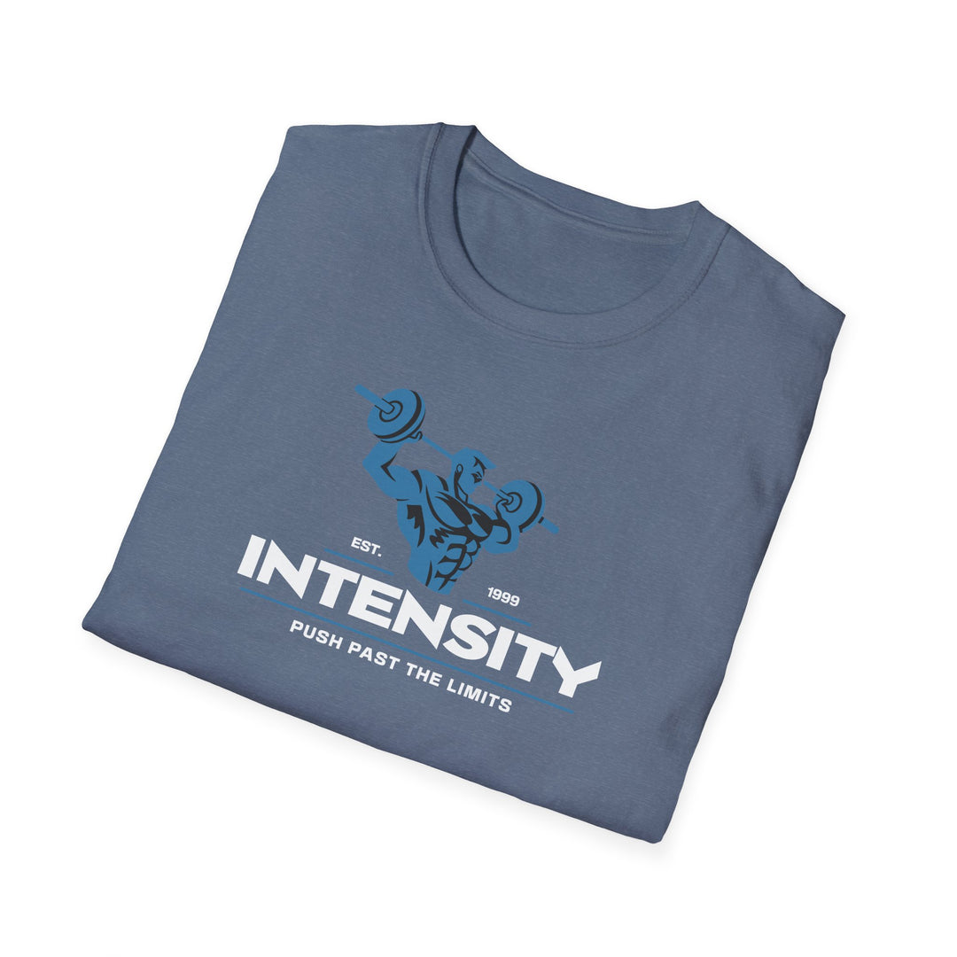 Intensity Weightlifting T-Shirt — "Push Past the Limits" Gym Tee
