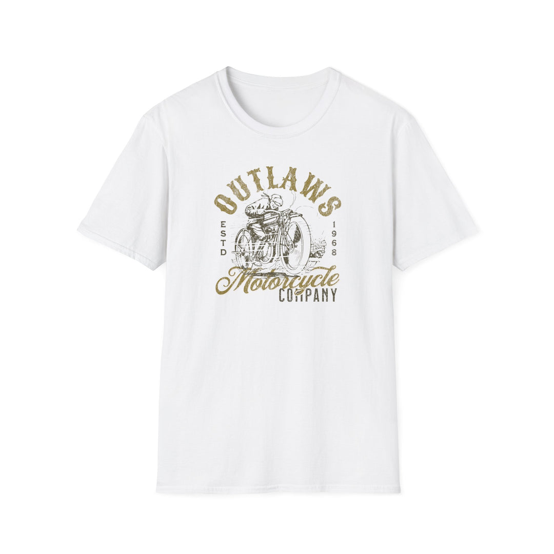 Outlaws Motorcycle Company Vintage Tee — Retro Biker T-Shirt