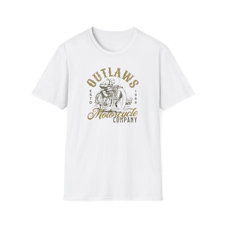 Outlaws Motorcycle Company Vintage Tee — Retro Biker T-Shirt