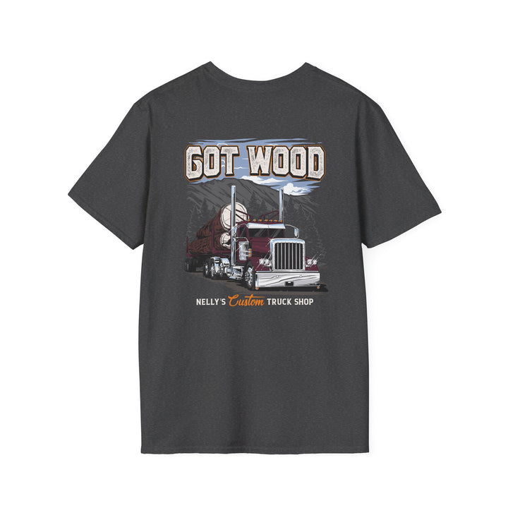 Got Wood Truck T-Shirt — Logging Semi Truck Graphic Tee
