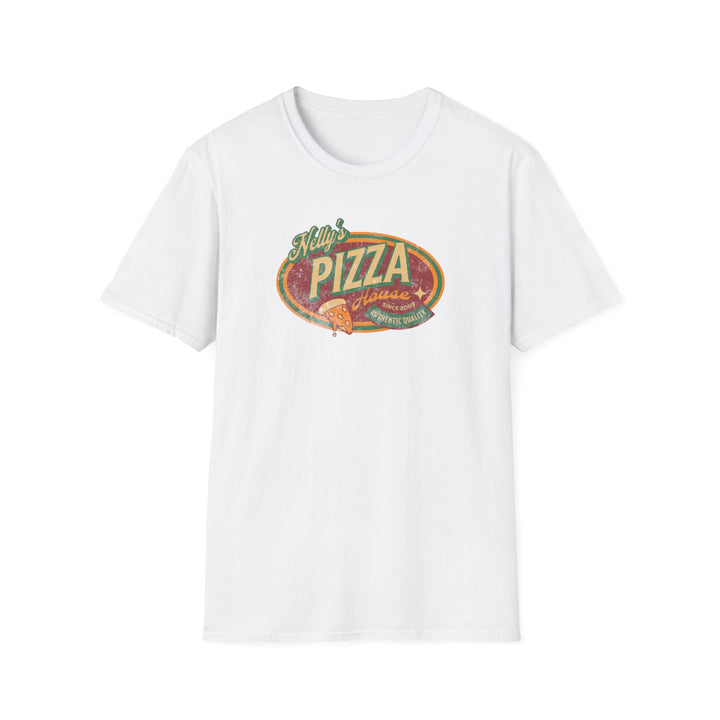Vintage Pizza Tee — Retro 'Nelly's Pizza House' T-Shirt