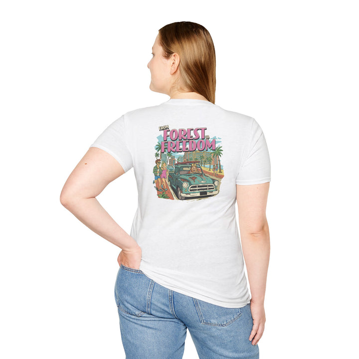 Sammy Sasquatch - Forest Freedom T-Shirt — Retro Roadtrip Graphic Tee