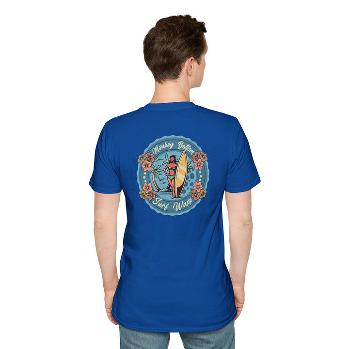 Surf Wax T-Shirt — Monkey Bottom Surf Wax Retro Beach Tee