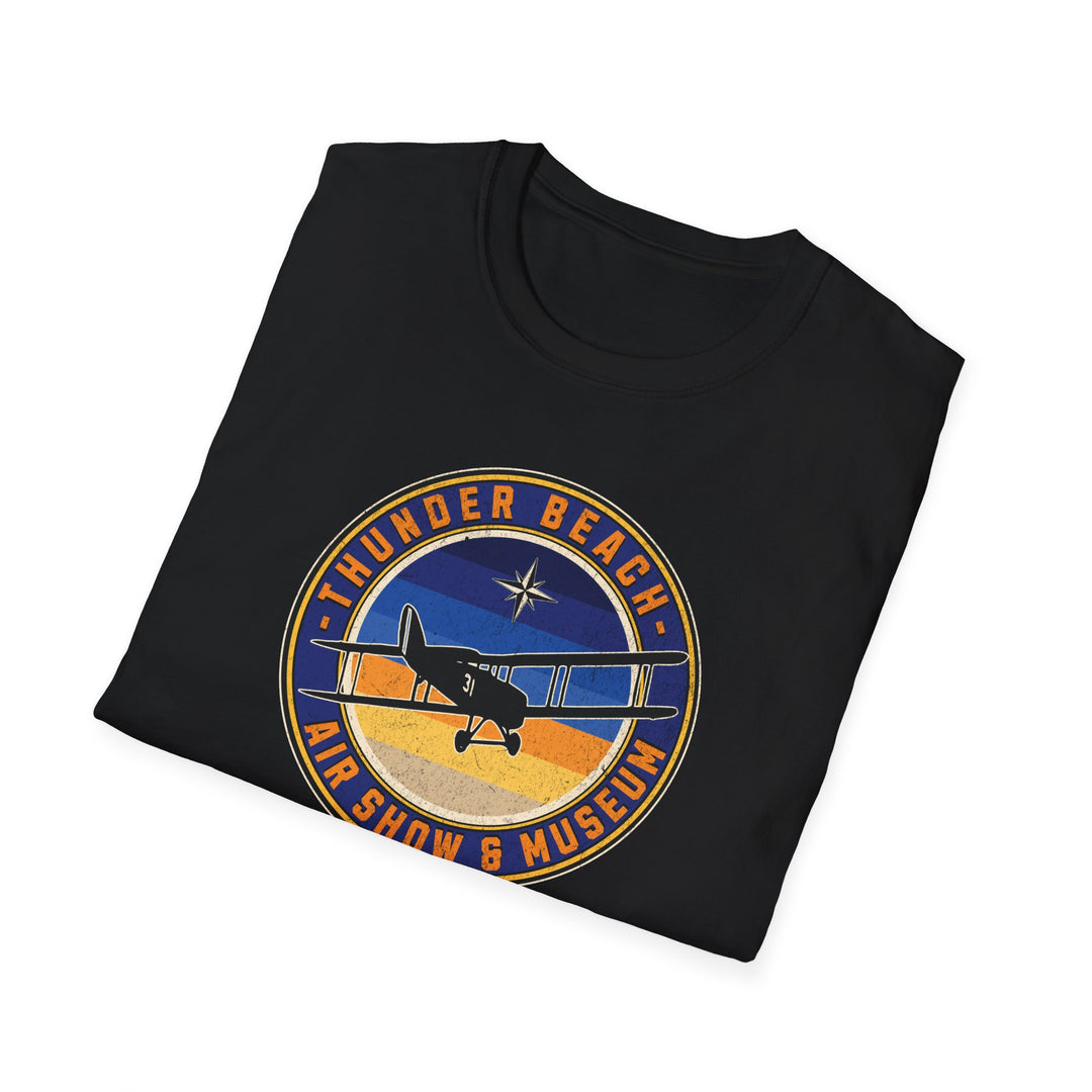 Thunder Beach Airshow Museum T‑Shirt — Vintage Plane Logo Tee