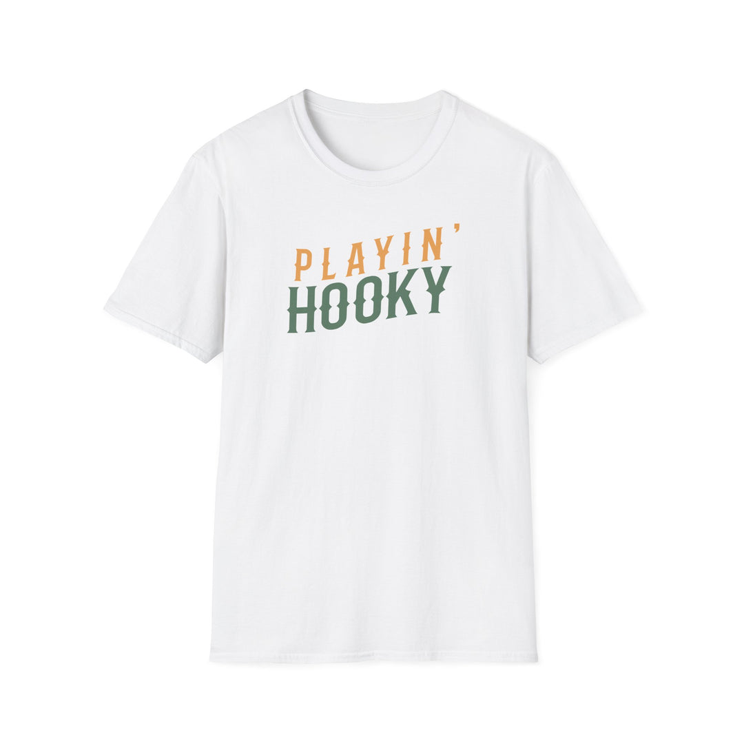 Playin' Hooky T-Shirt — Vintage Crabby Ol Bastard Fishing Tee