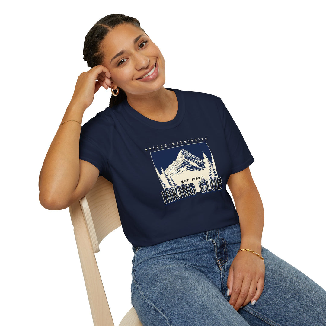 Hiking Club T-Shirt — Oregon Washington Outdoor Adventure Tee