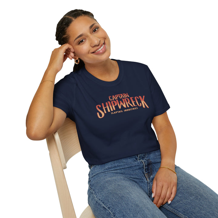 Shipwreck Captain T-Shirt – “Captain Shipwreck: The Great Escape” Graphic Tee