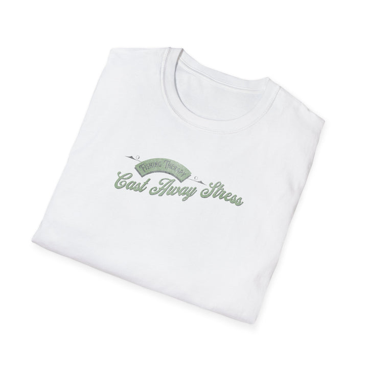 Cast Away Stress Vintage Fishing T-Shirt