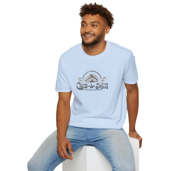 Chug-A-Mug Vintage Coffee T-Shirt — Retro Coffeehouse Tee