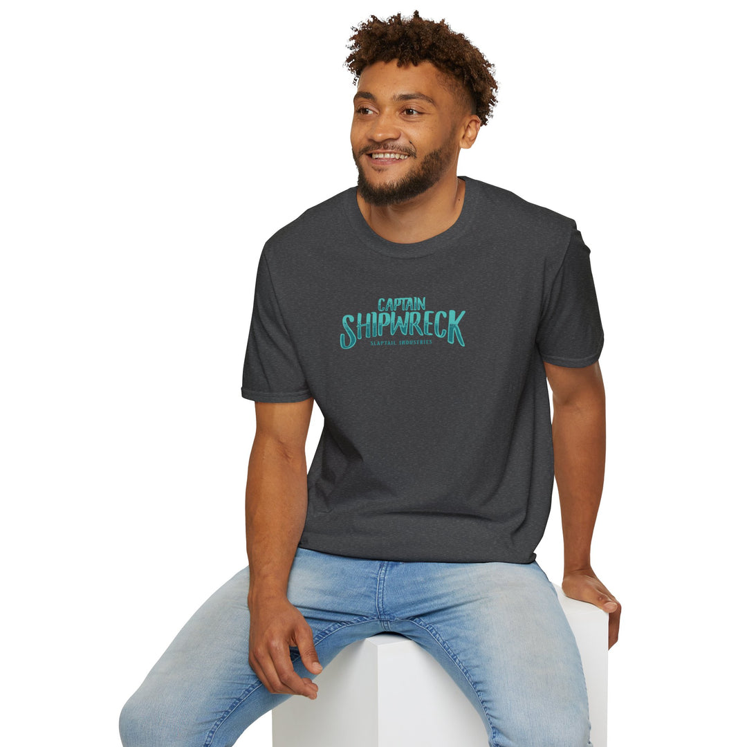 Captain Shipwreck "Kraken Snack" Design - Nautical Adventure Unisex T-Shirt