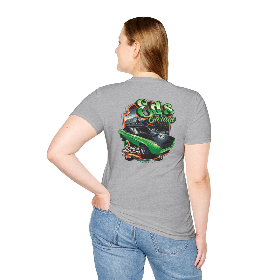 Ed’s Garage Vintage Muscle Car T-Shirt