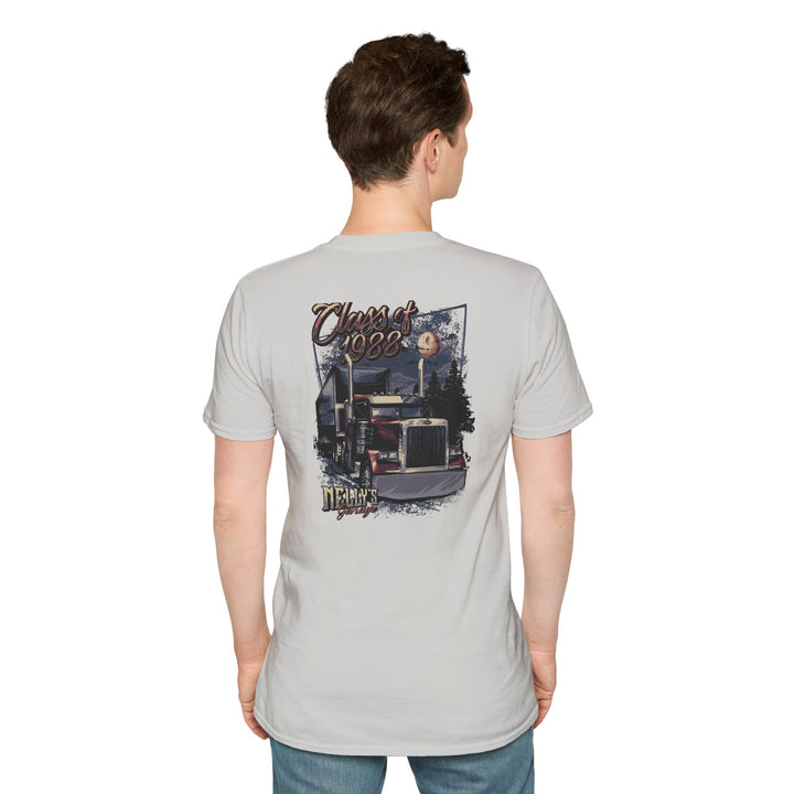 Peterbilt Trucker 80s Chrome Logo T-Shirt