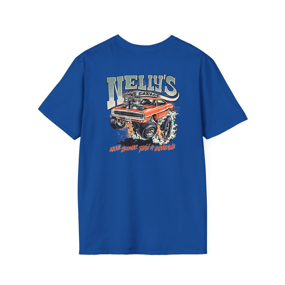 T-Shirt — 'Nelly's Garage' Gasser Edition Vintage Logo Tee