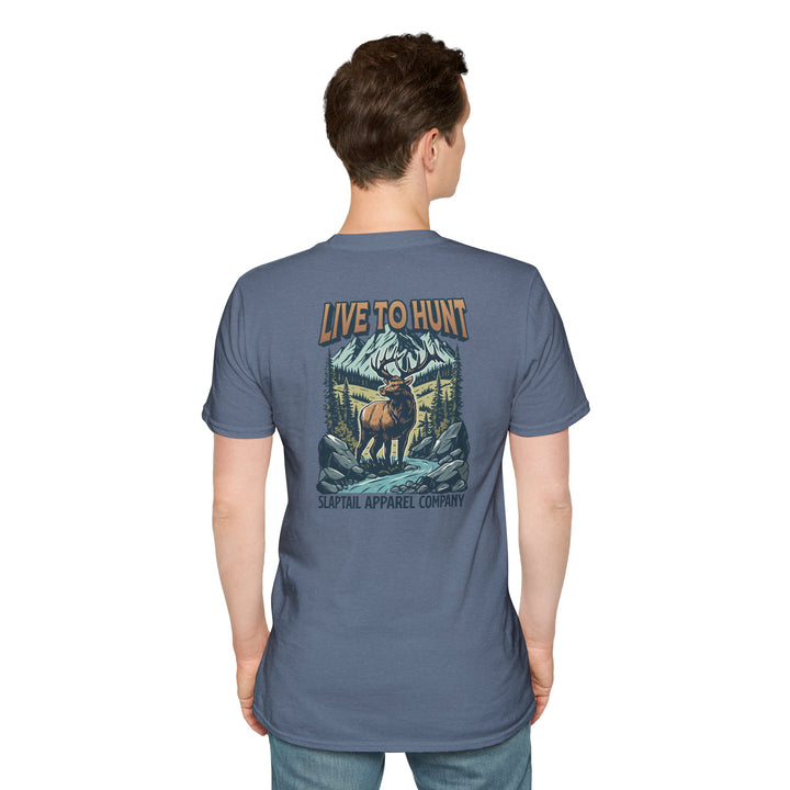 Live to Hunt Outdoor Elk T-Shirt