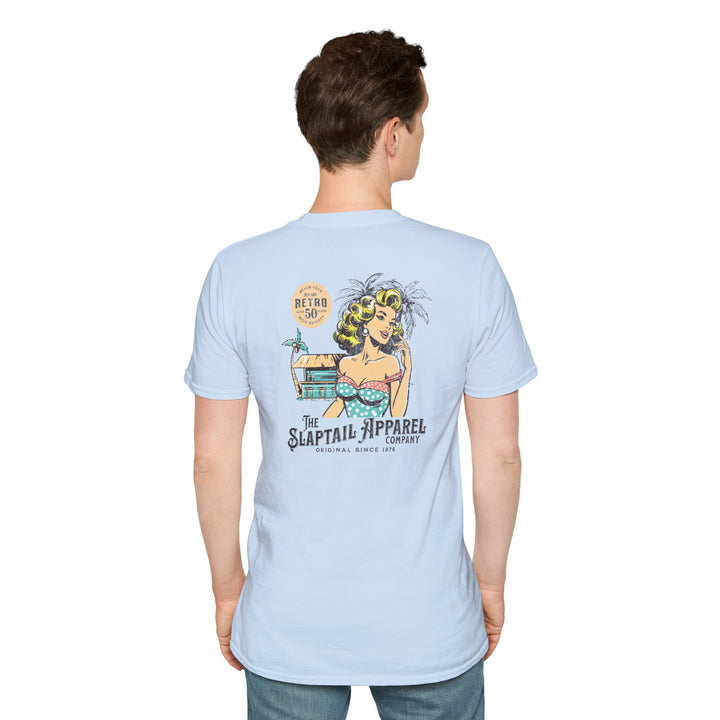 Vintage Logo T-Shirt — “The Slaptail Apparel Company” Classic Graphic Tee