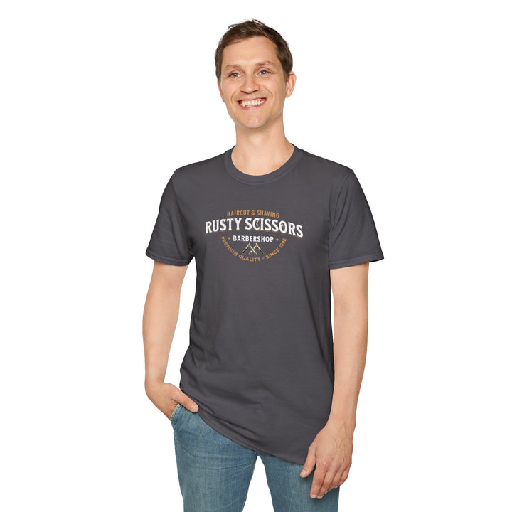 Rusty Scissors Barbershop T-Shirt