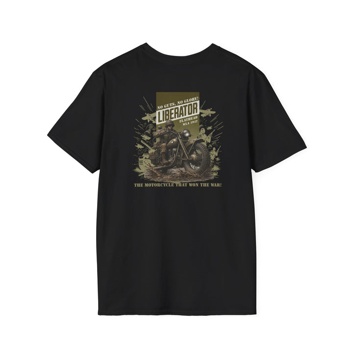 Liberator WWII T-Shirt — "No Guts, No Glory!" Vintage Military Design