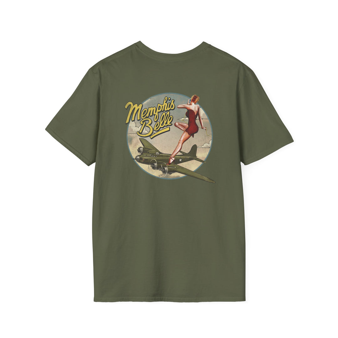 Memphis Belle Vintage Pin-Up T-Shirt