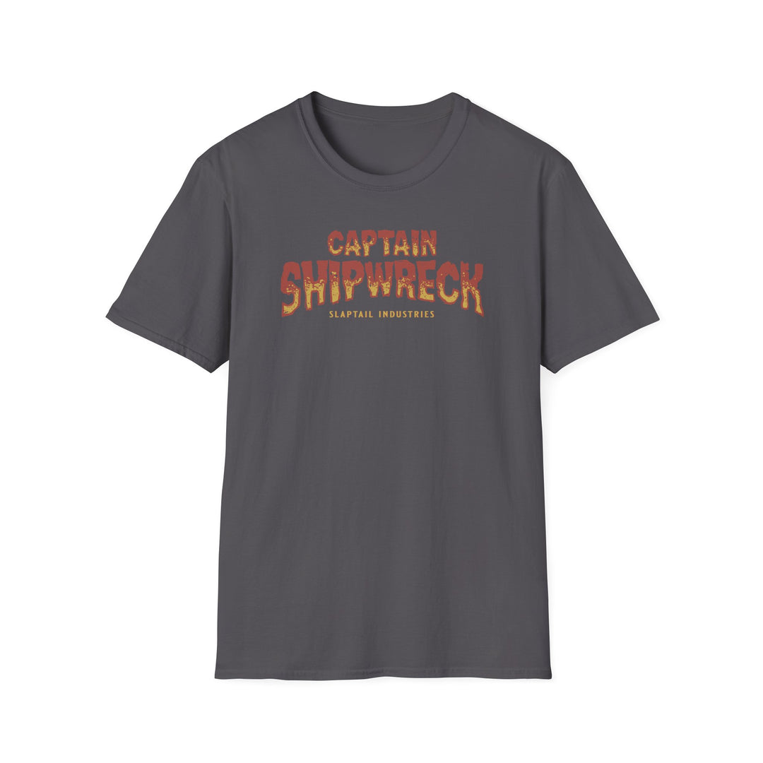 Captain Shipwreck T-Shirt — Pirate Crew Graphic Tee (Mutiny on the Barnacle)