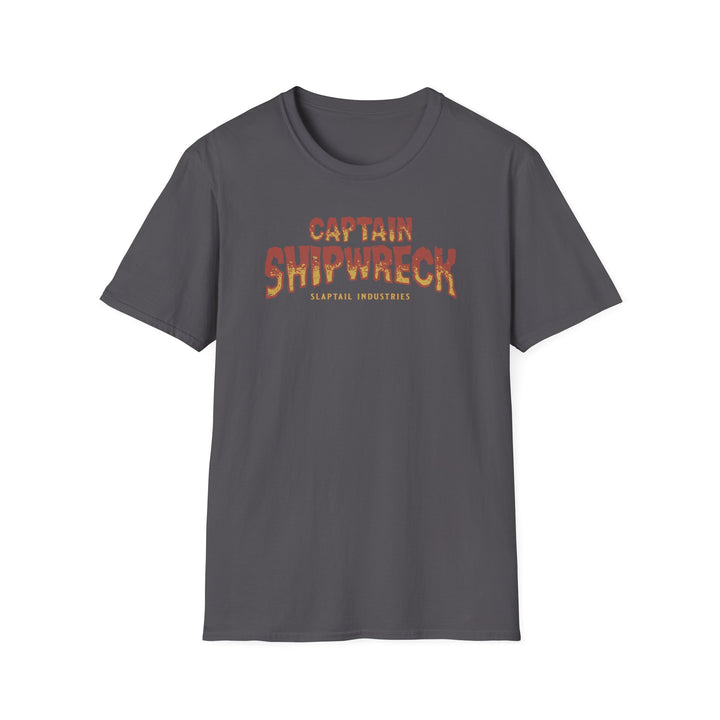 Captain Shipwreck T-Shirt — Pirate Crew Graphic Tee (Mutiny on the Barnacle)