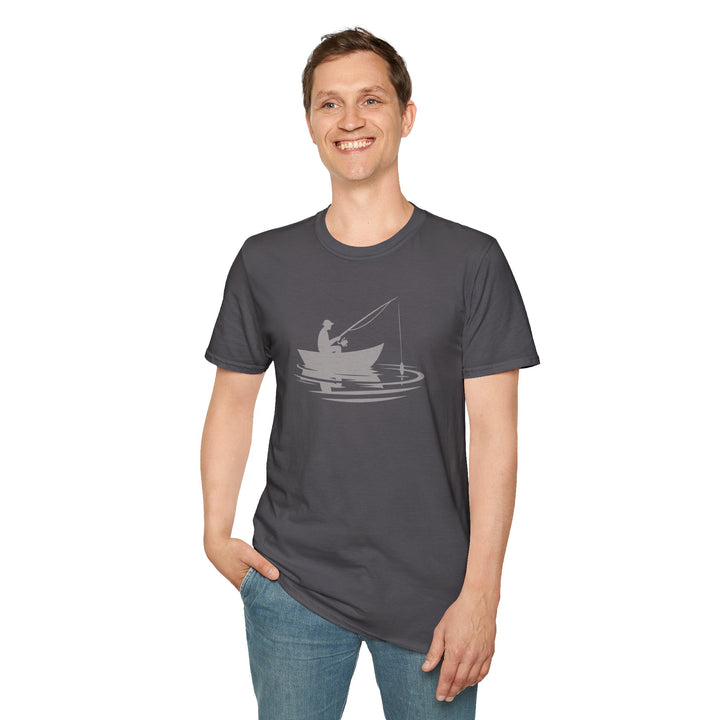Boat Fishing - Unisex Softstyle T-Shirt