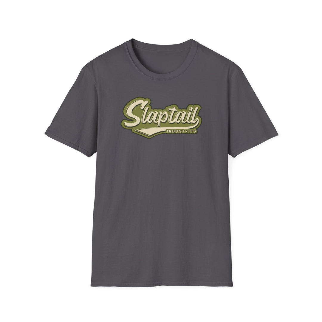 Fishing T-Shirt — "Slaptail Outdoors" Bass Logo Tee