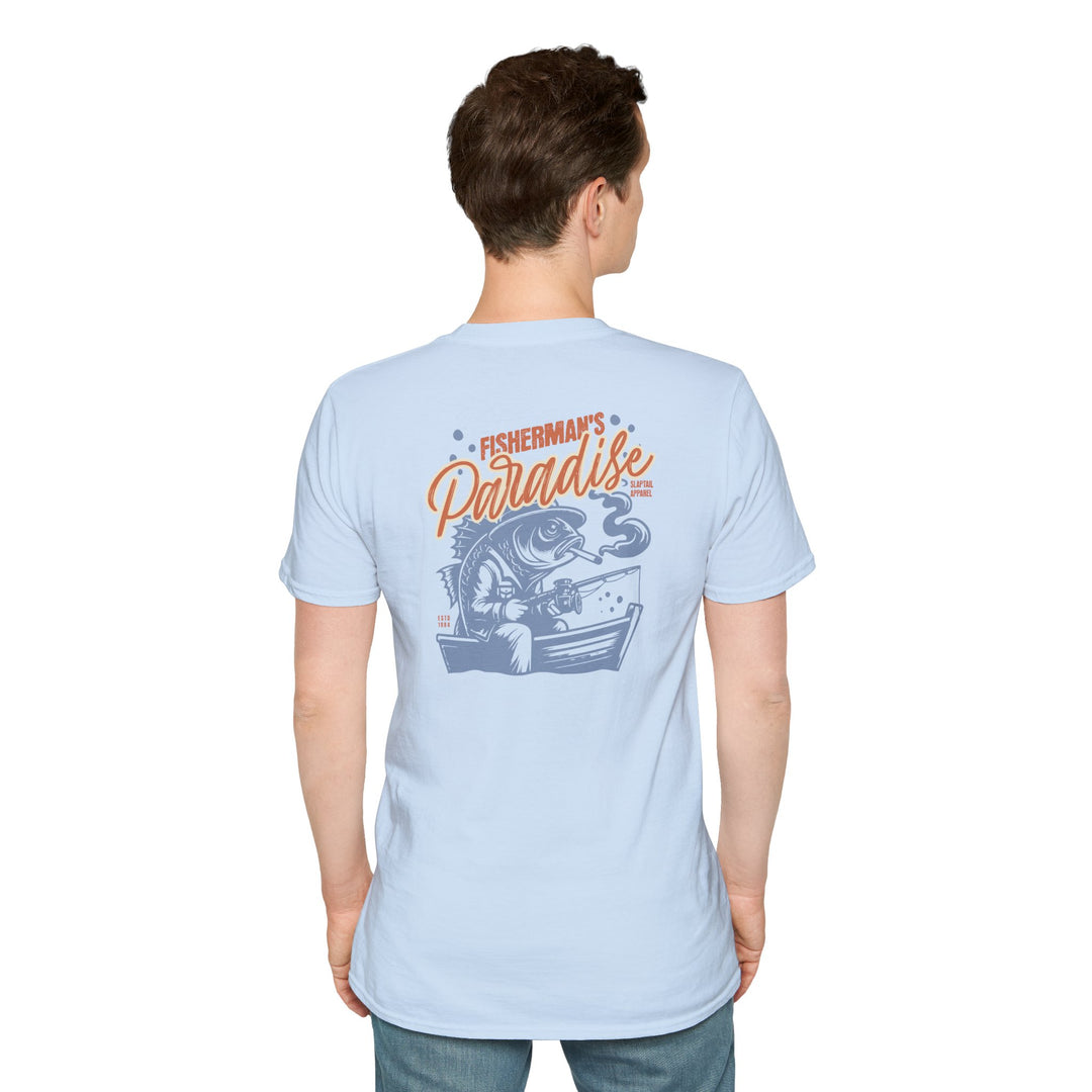 Fisherman’s Paradise Fishing Graphic T-Shirt